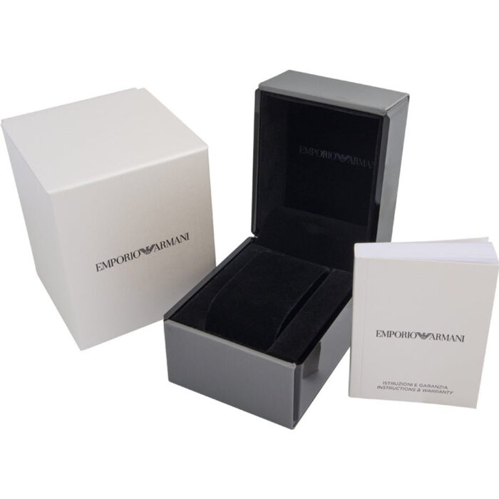 Emporio Armani Men's AR11184 Black Stainless Steel Watch - Image 5